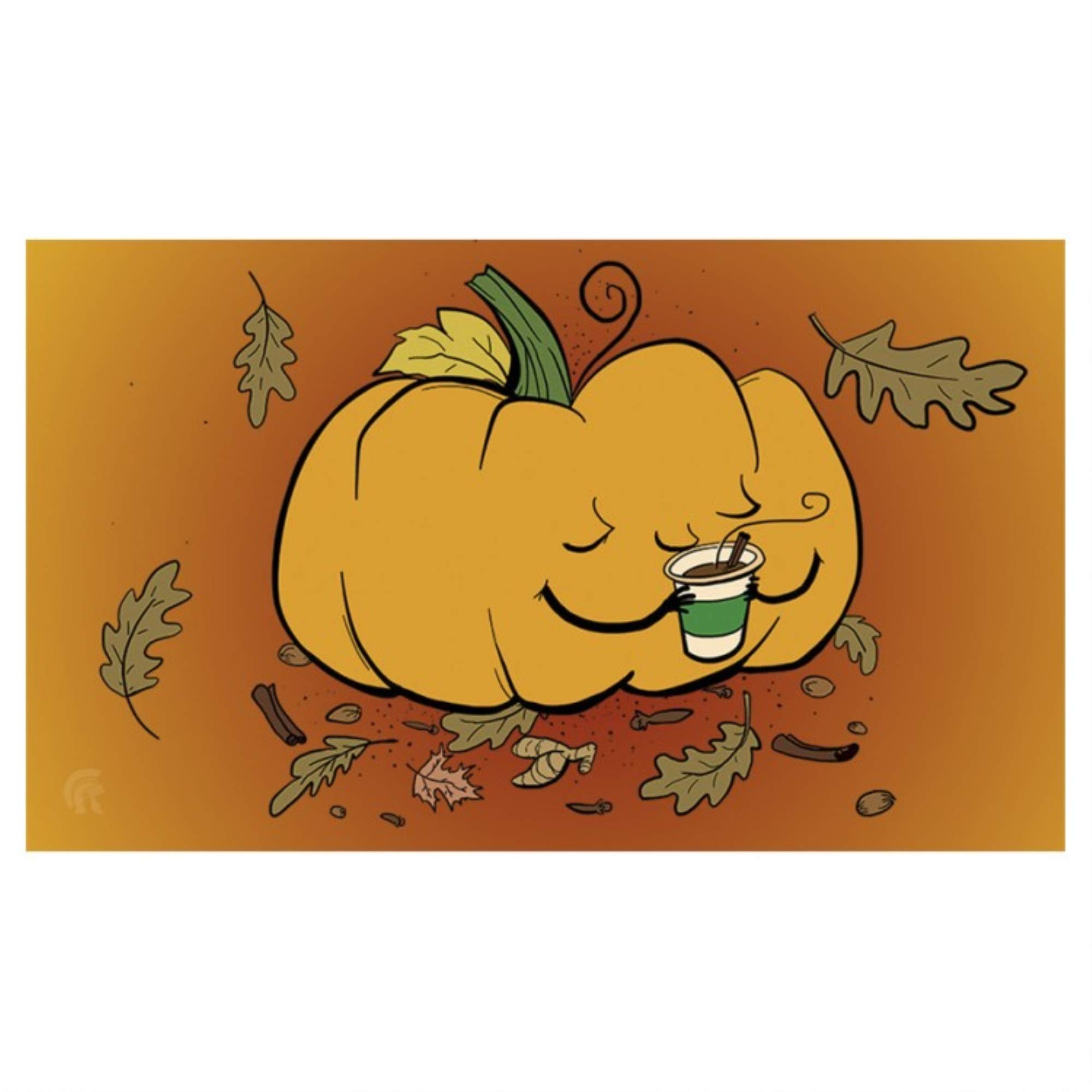 Legion Supplies Play Mat - Soft & Durable Pumpkin Spice Design for Kids & Toddlers | Perfect for Playtime, Learning & Nursery Decor