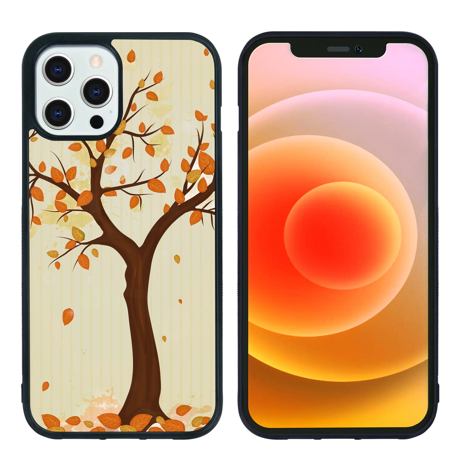 Autumn Leaves iPhone 13 Pro Max Case 6.7 Inch - Shockproof Protective TPU Aluminum Cover for Women & Men | Perfect for Fall Outings, Travel, and Everyday Protection