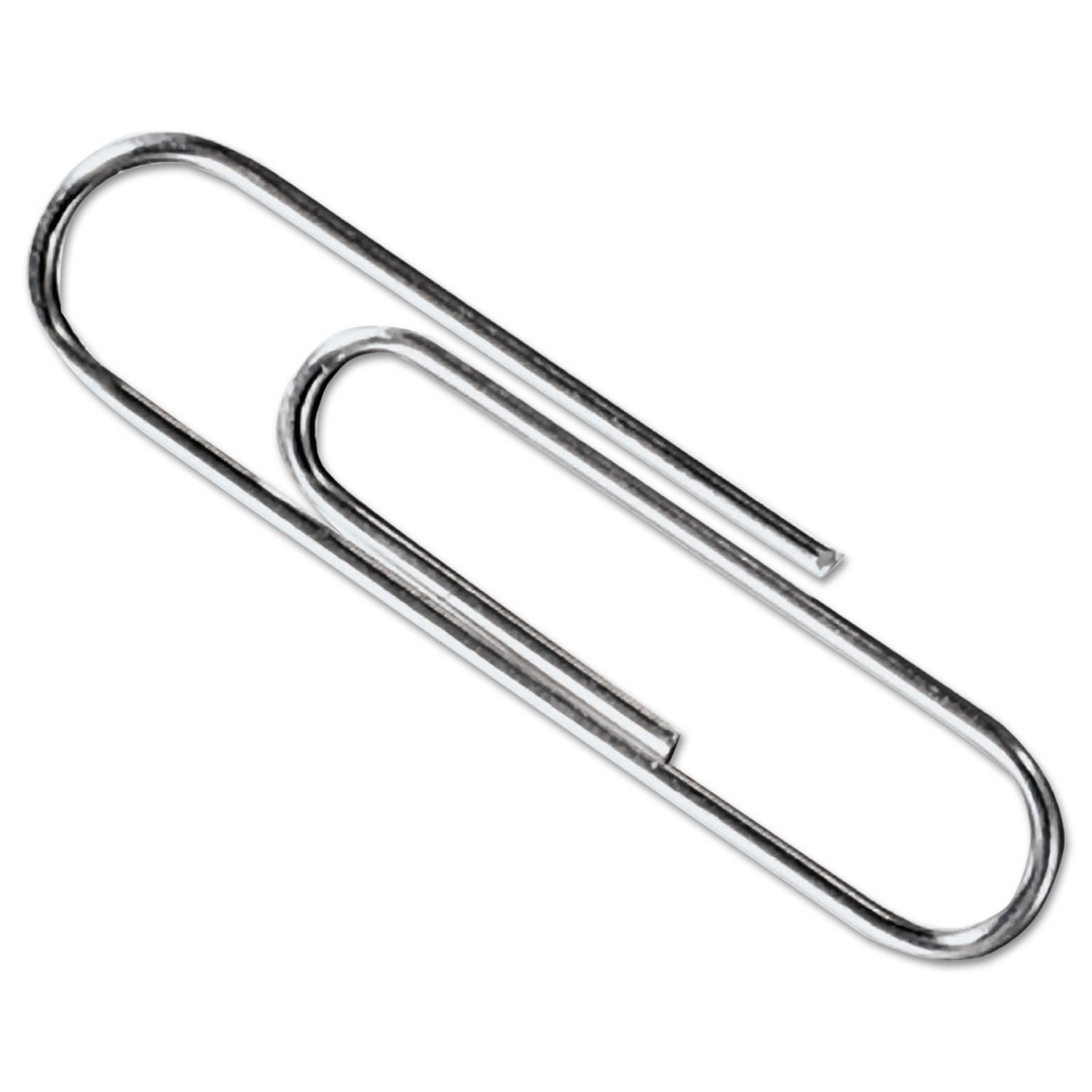 ACCO Economy #3 Small Smooth Finish Paper Clips - 15/16 Inches Long Silver (100 Clips/Box) - Perfect for Office, School & Home Organization