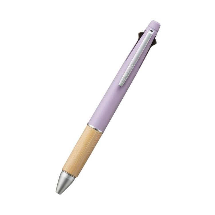 Limited Edition Jetstream 4-in-1 Bamboo Multifunctional Pen by Uni Mitsubishi - Premium Writing Tool for Office, School & Creative Work