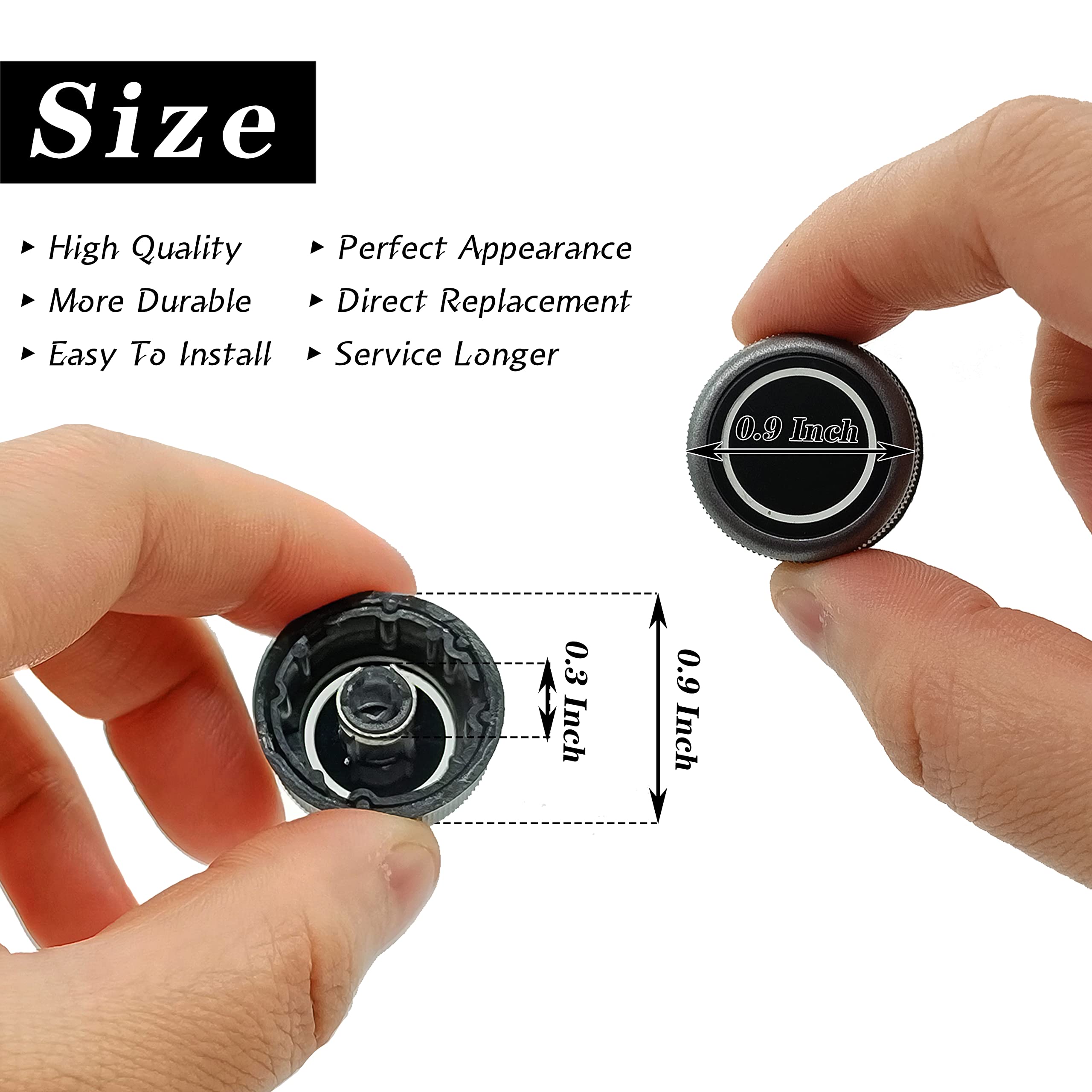 Honda Accord 2008-2013 & Crosstour 2011-2016 ABS Volume Knob Replacement 39103-TA0-A31 - Perfect for Car Audio Control and Dashboard Repair