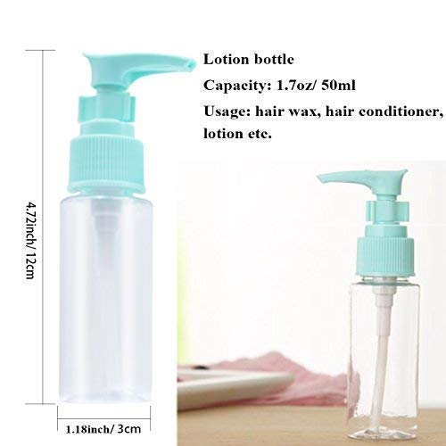 12 Pack TSA Approved Travel Size Toiletries Bottles Set - Leak Proof Flip Cap Spray & Lotion Containers, BPA Free Rigid Plastic for Shampoo Conditioner & Cosmetics - Perfect for Air Travel Carry On & Vacation Essentials (Transparent)