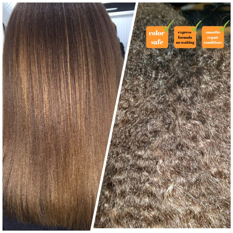Buriti Liss Keratin Hair Treatment Kit with Sulfate-Free & Sodium-Free Shampoo & Conditioner - Smooth & Repair Damaged Hair for Salon-Quality Results at Home