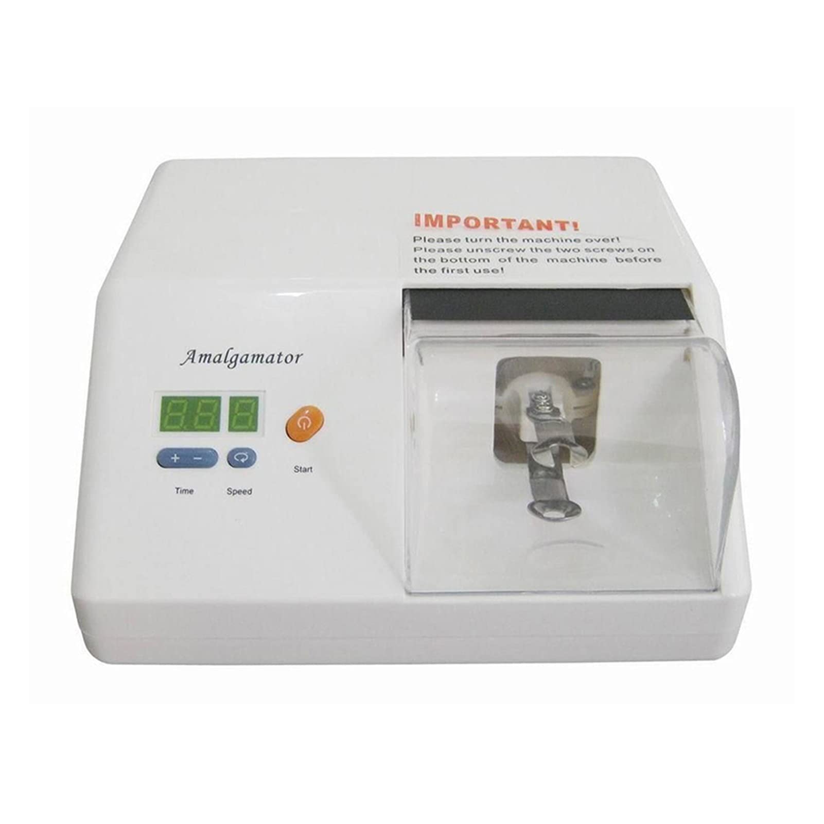 Professional Dental Silver Tribute Blender - Oral Mixer & Metal Chuck for Dental Labs | Perfect for Amalgam Mixing, Prosthetics & Crown Preparation