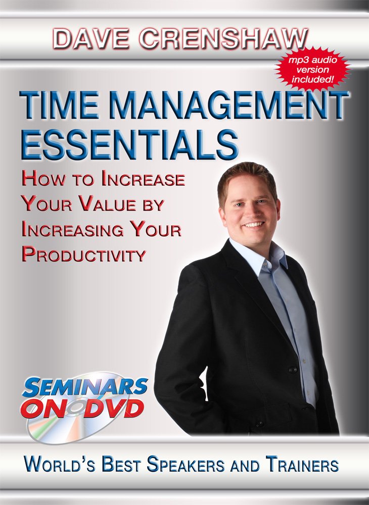 Time Management Essentials: Boost Productivity & Increase Value - Personal & Professional Development Training Video by Dave Crenshaw (Streaming + MP3) - Perfect for Entrepreneurs, Students, and Busy Professionals