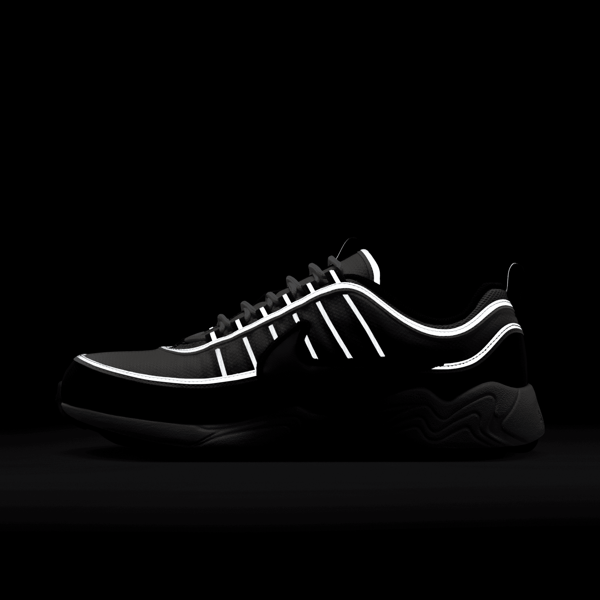 Nike Air Zoom Spiridon SP Metallic Silver Running Shoes - Lightweight & Comfortable for Men's Athletic Training, Jogging, and Gym Workouts