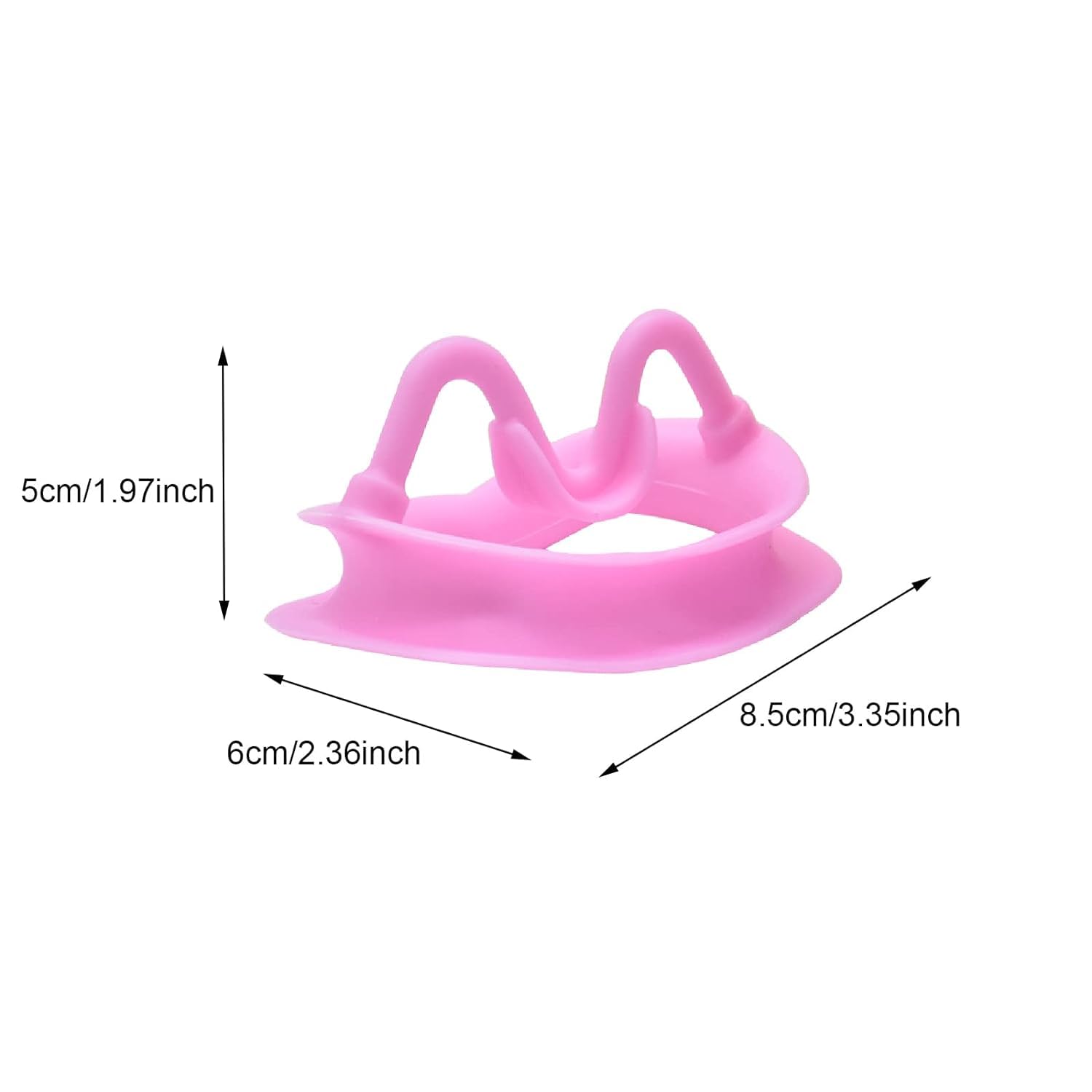 3Pcs Dental Cheek Retractor for Teeth Whitening - Reusable Silicone Mouth Opener & Lip Retractor - Oral Retractors & Dental Mouth Props Gags (Pink) - Perfect for Dental Procedures, Teeth Cleaning & Cosmetic Treatments