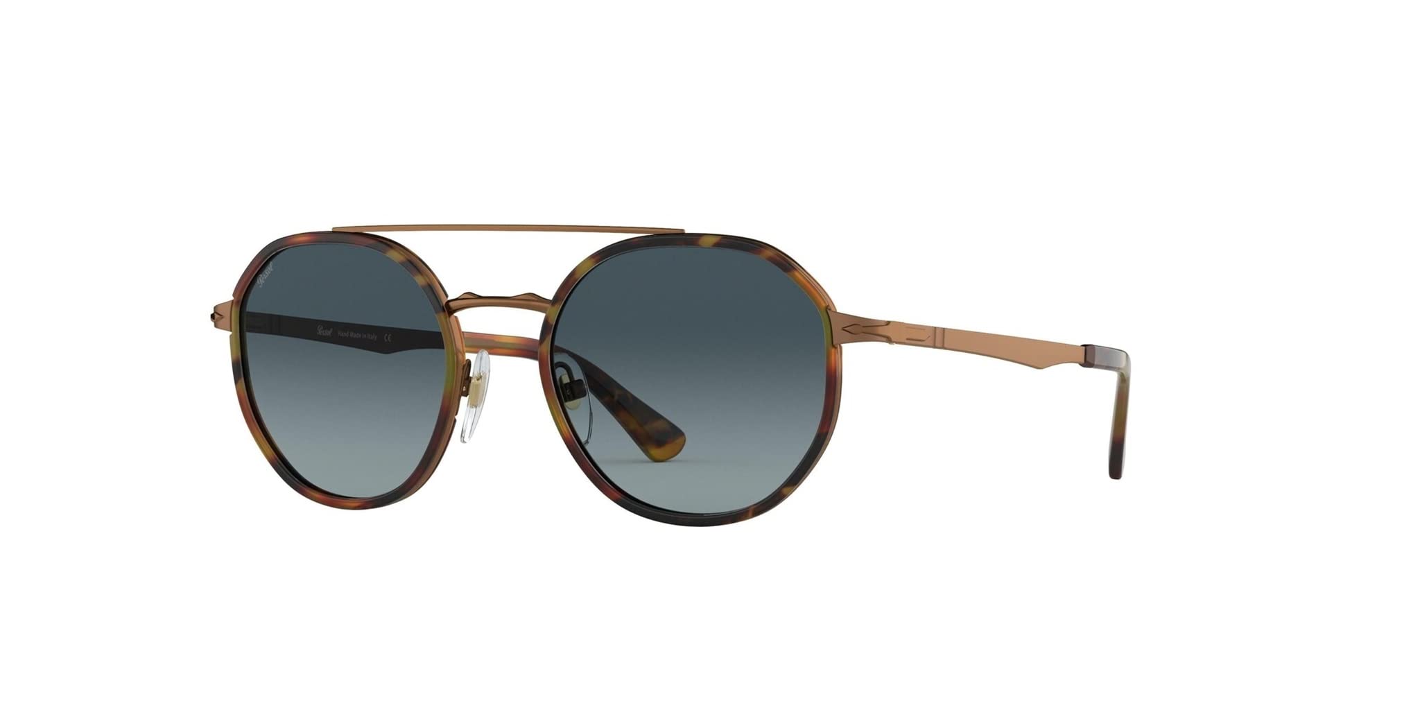 Persol PO2456S Round Sunglasses for Men & Women – Classic Vintage Style UV Protection – Perfect for Driving, Travel & Outdoor Activities