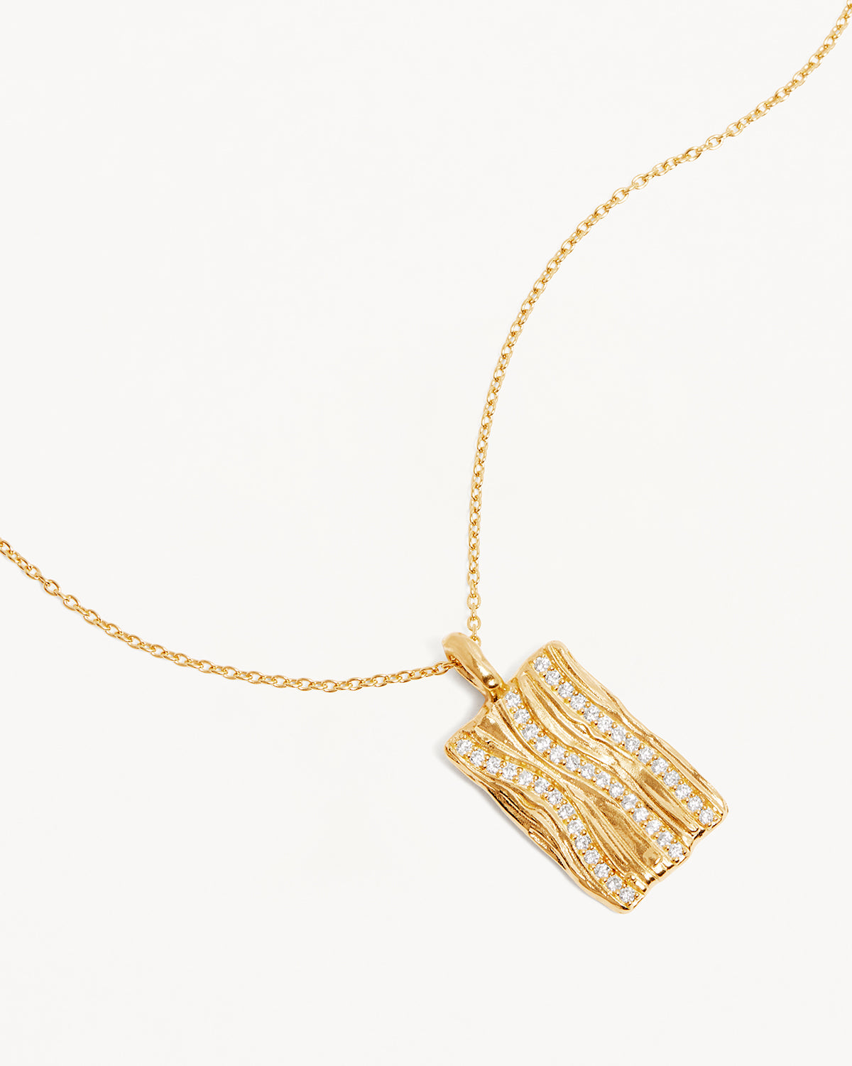 18K Gold Vermeil Embrace Stillness Necklace - Dainty Minimalist Pendant for Women | Perfect for Everyday Wear, Date Nights & Special Occasions