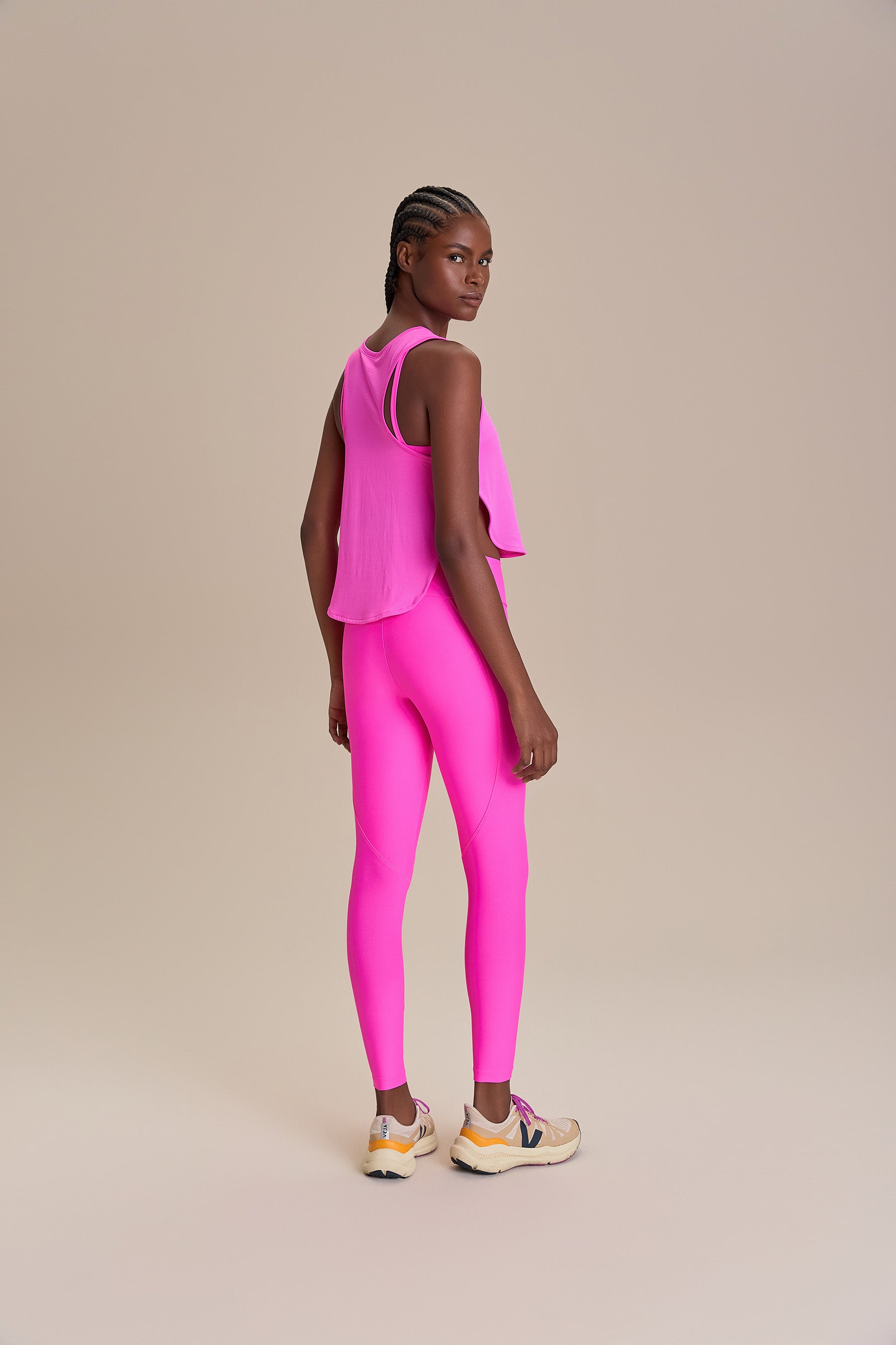 Cropped Side Action Tank Top for Women - Workout, Yoga & Running - Breathable & Comfortable Activewear