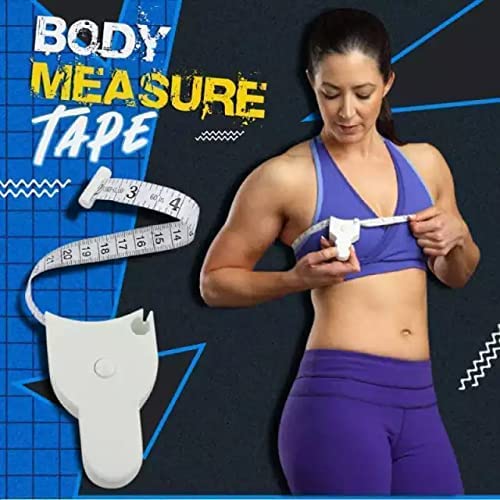 NIYANETAIL Body Measuring Tape - Accurate Soft Sewing Tailor Tape Measure for Weight Loss, Fitness & Cloth Sewing - Portable White Measuring Tool for Home, Gym & DIY Projects