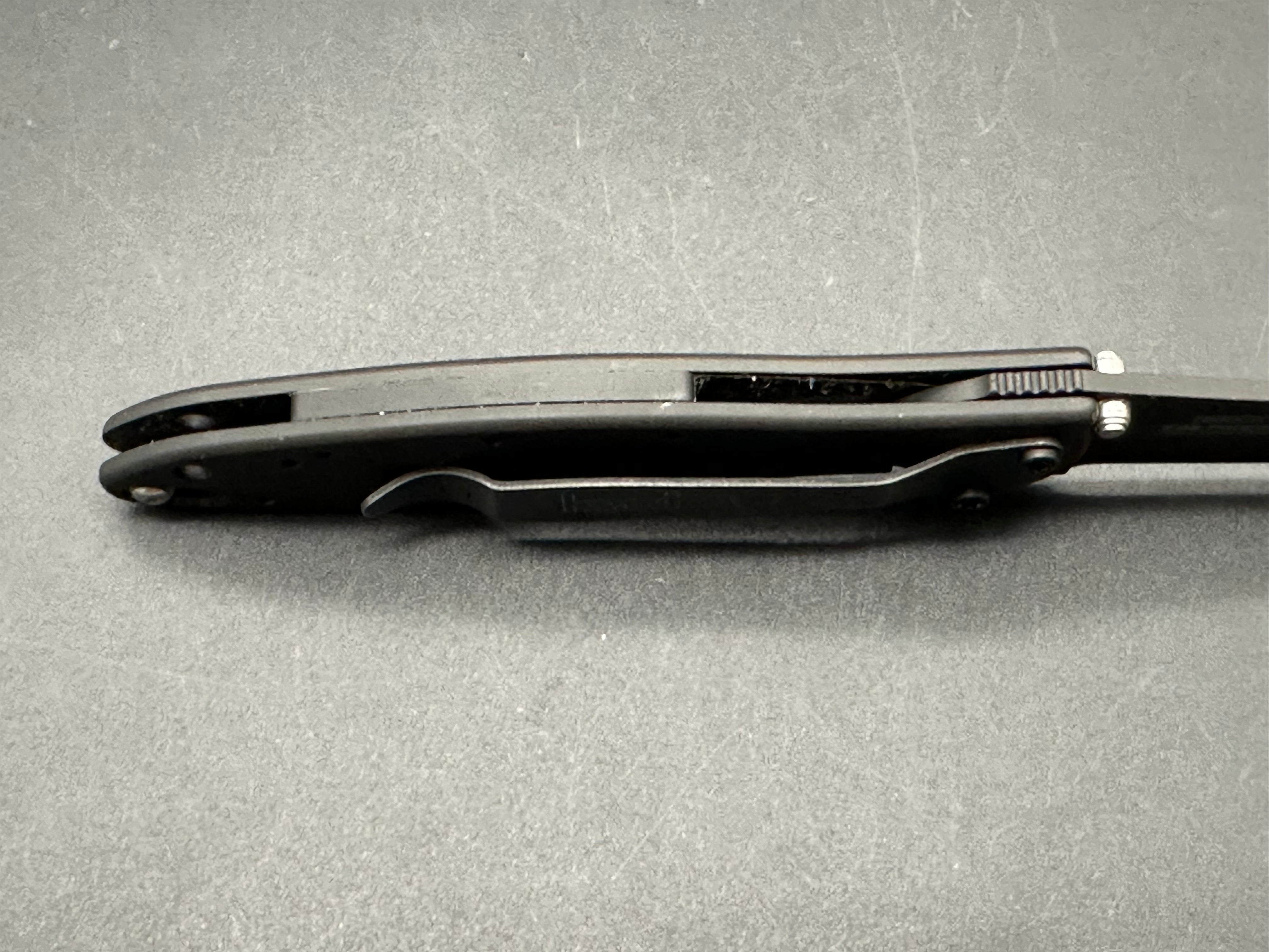 Kershaw Leek Black Aluminum Liner Lock Folding Knife - 3.25