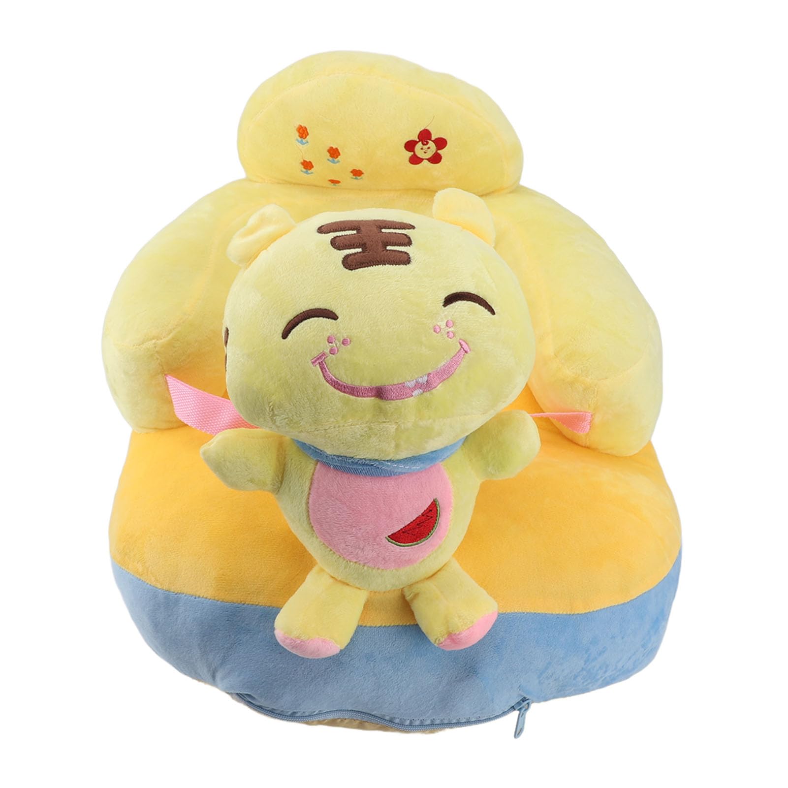 **Soft Plush Baby Support Seat - Adjustable, Non-Slip Cute Animal Design for Learning to Sit - Perfect for Nursery, Playtime & Travel (Type 2)**