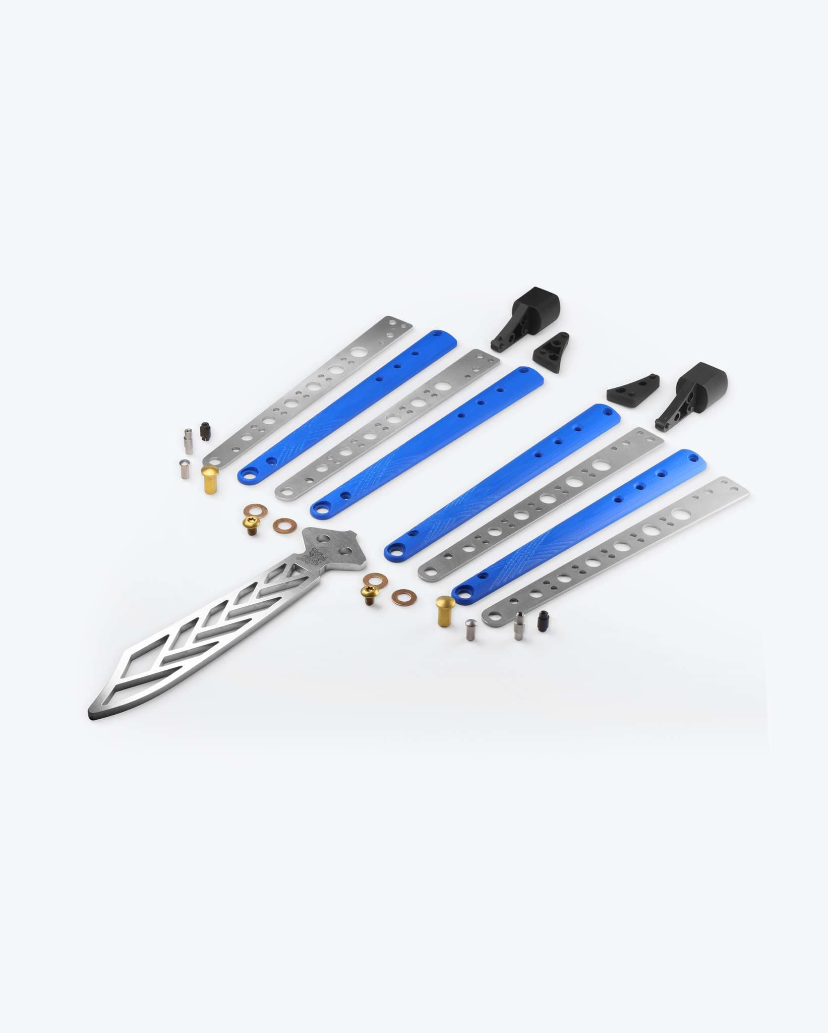 Necron™ Tactical Folding Knife - Blue G10 Handle for Outdoor, Camping & EDC | Durable & Lightweight Survival Tool