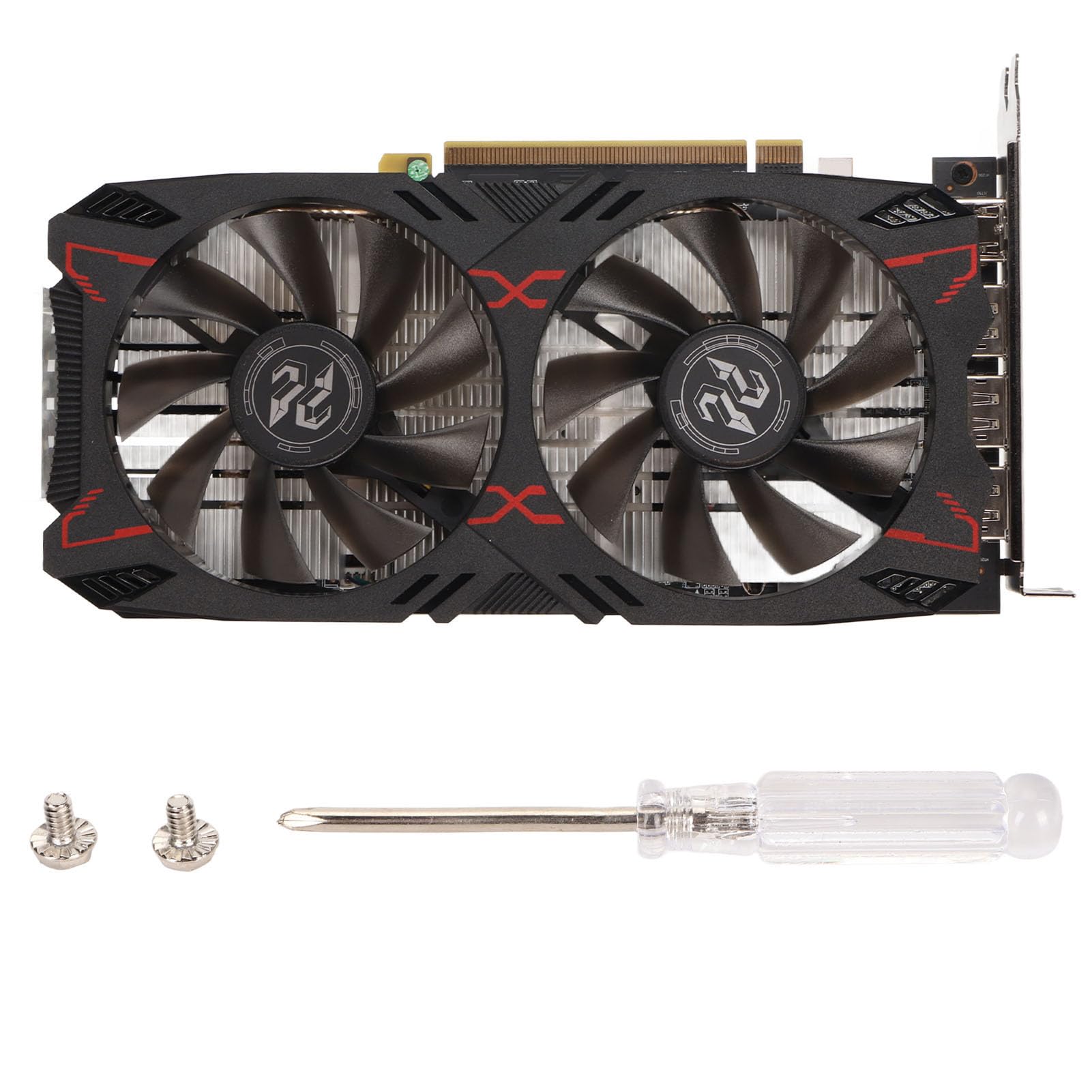 AMD RX 5500 XT 8GB GDDR6 256-bit Gaming Graphics Card - PCIe 4.0 x16, 3x DisplayPort & HDMI, Dual Fan Cooling, Low Noise - Perfect for 1080p Gaming, Video Editing & PC Builds
