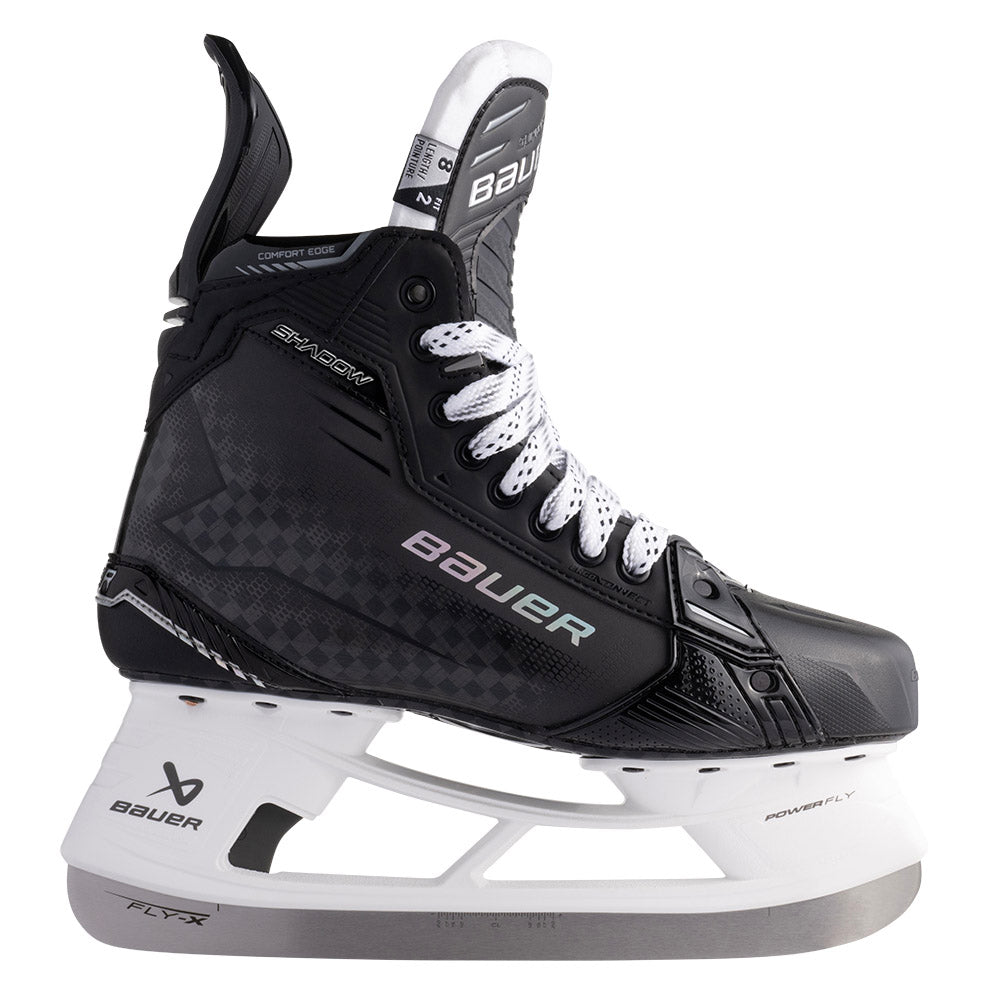 Bauer Supreme Shadow Intermediate Ice Hockey Skates - Lightweight Performance Skates for Youth & Adults - Perfect for Competitive Games & Practice Sessions