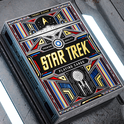 Star Trek Themed Playing Cards by Theory11 - Premium Collectible Deck for Card Games, Magic Tricks, and Gift Giving - Perfect for Trekkies and Card Enthusiasts