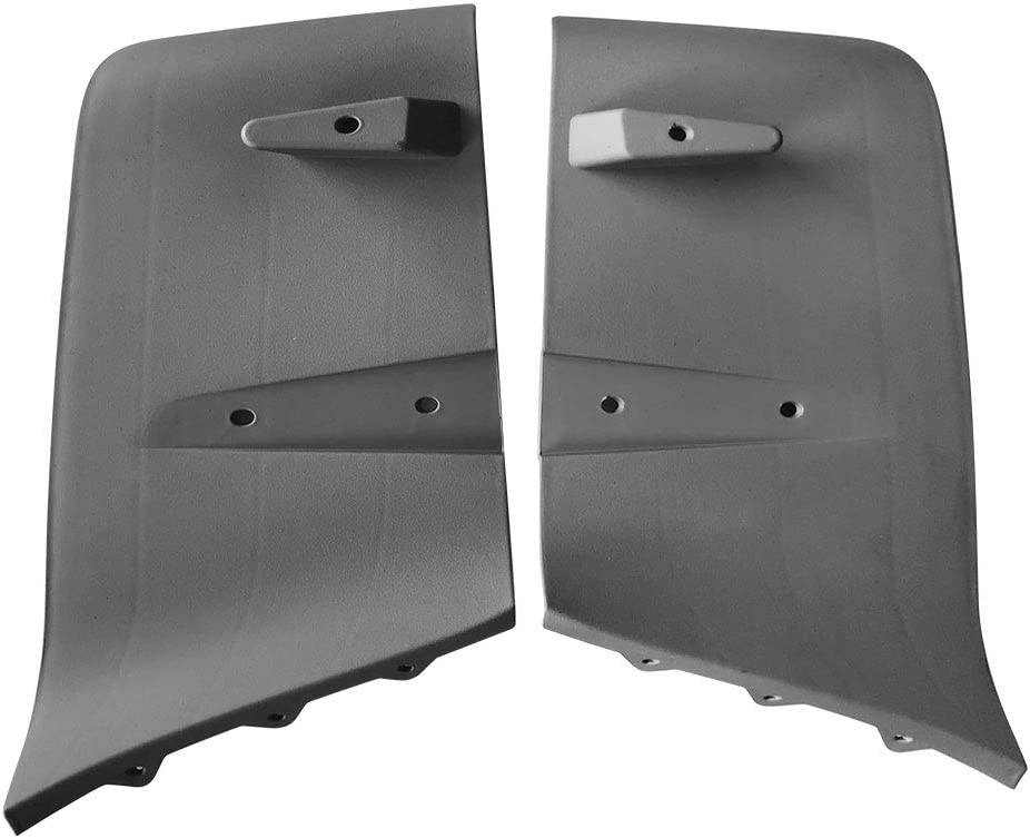 2018-2024 Ford Mustang GT Diffuser Valance Aero Foil Kit - Unpainted Matte Black Pair | Rear Bumper Upgrade for Enhanced Style & Aerodynamics | Perfect for Car Enthusiasts & Street Racing
