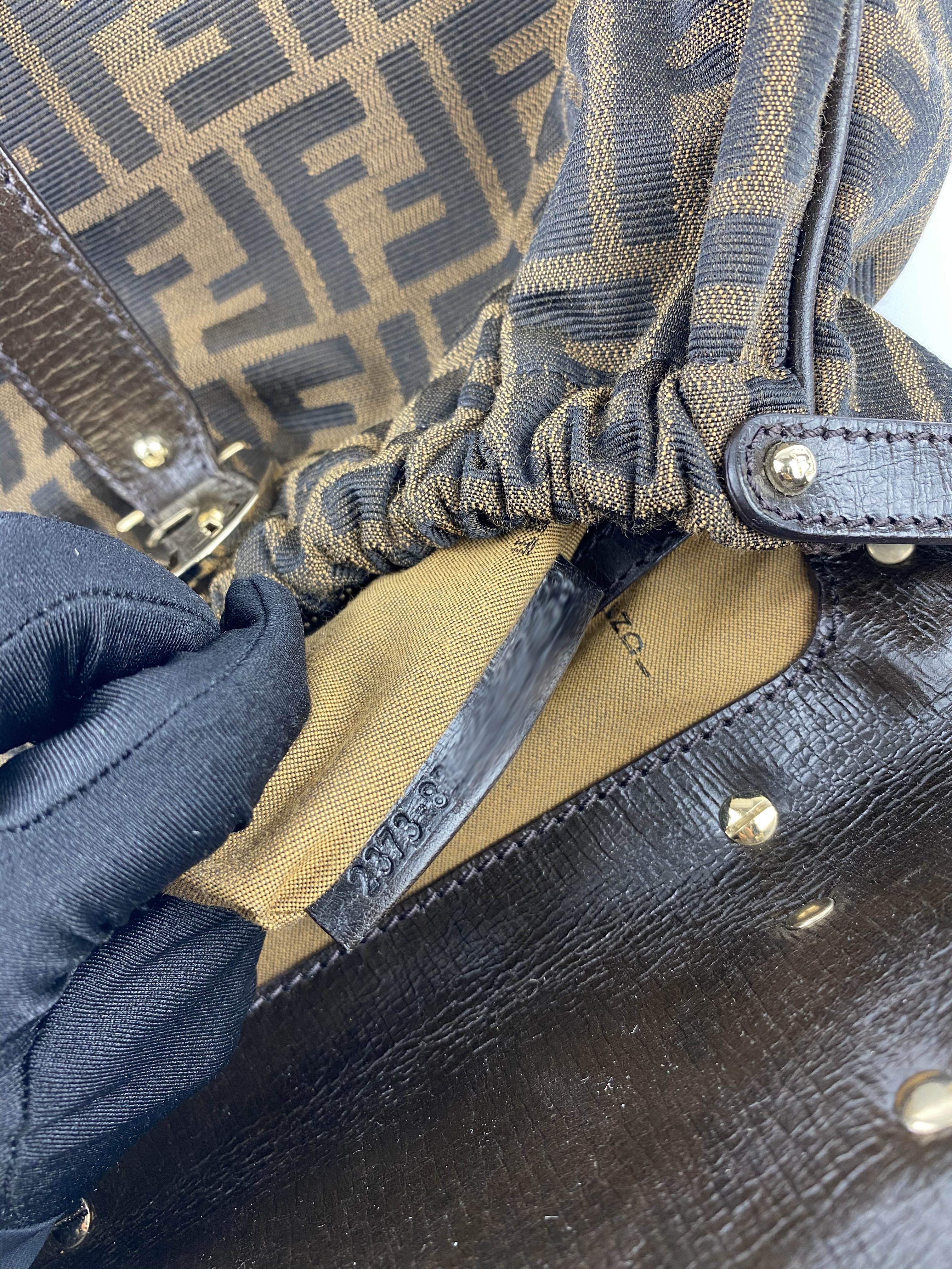 Fendi Brown Magic Picola Leather Shoulder Bag for Women | Luxury Designer Handbag for Work, Travel & Everyday Use