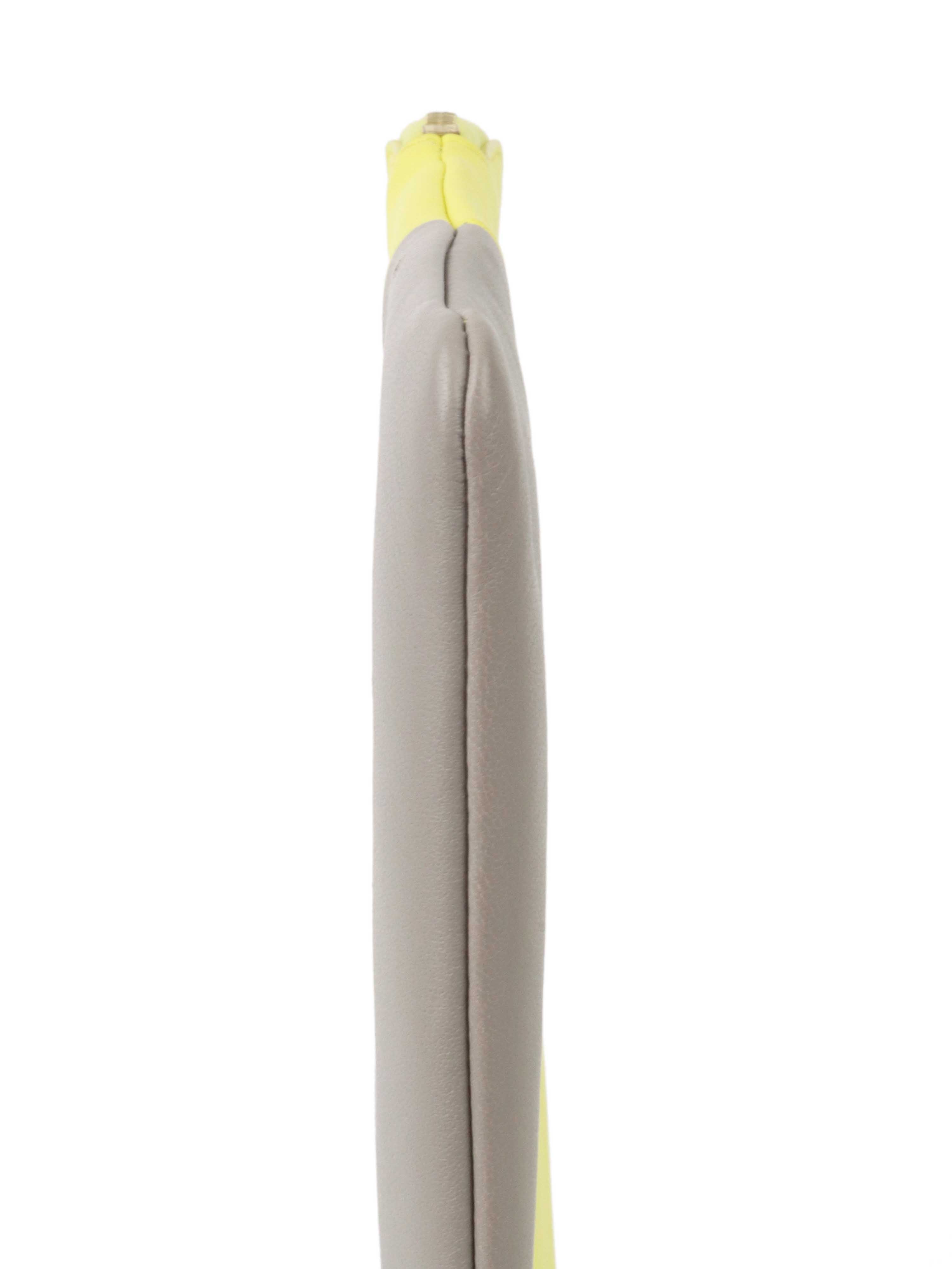 Celine Pouch Handbag in Yellow & Grey - Stylish Crossbody Bag for Women | Perfect for Work, Travel & Evening Out