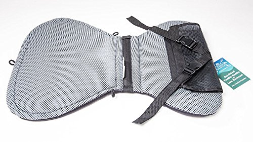 **Gel Seat Cushion for Kayaks & Outdoor Watersports - Low Back Support, Portable & Comfortable - Perfect for Boating, Fishing, and Camping**