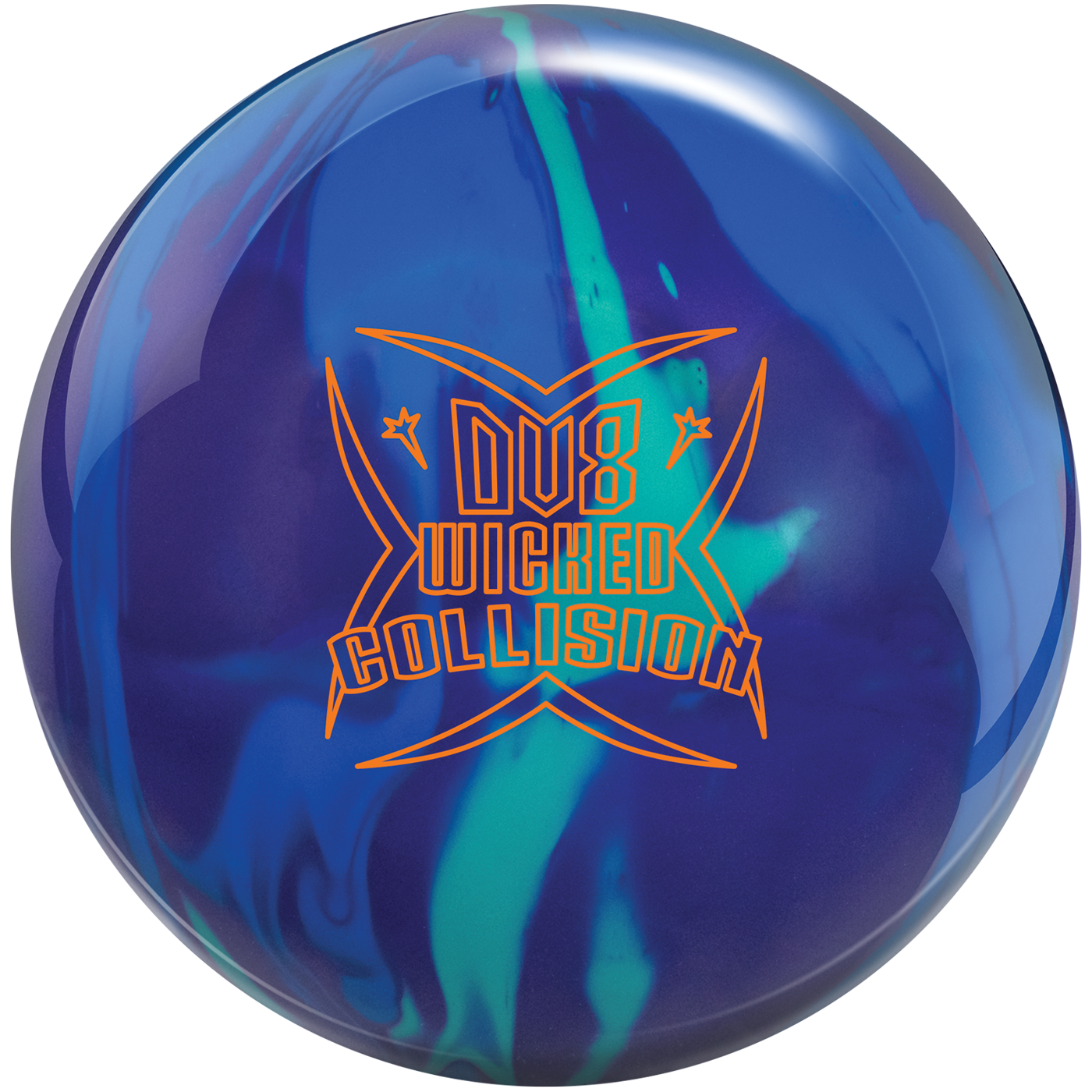DV8 Wicked Collision Bowling Ball - High Performance Reactive Resin for Hook & Power | Perfect for League Play & Tournament Strikes