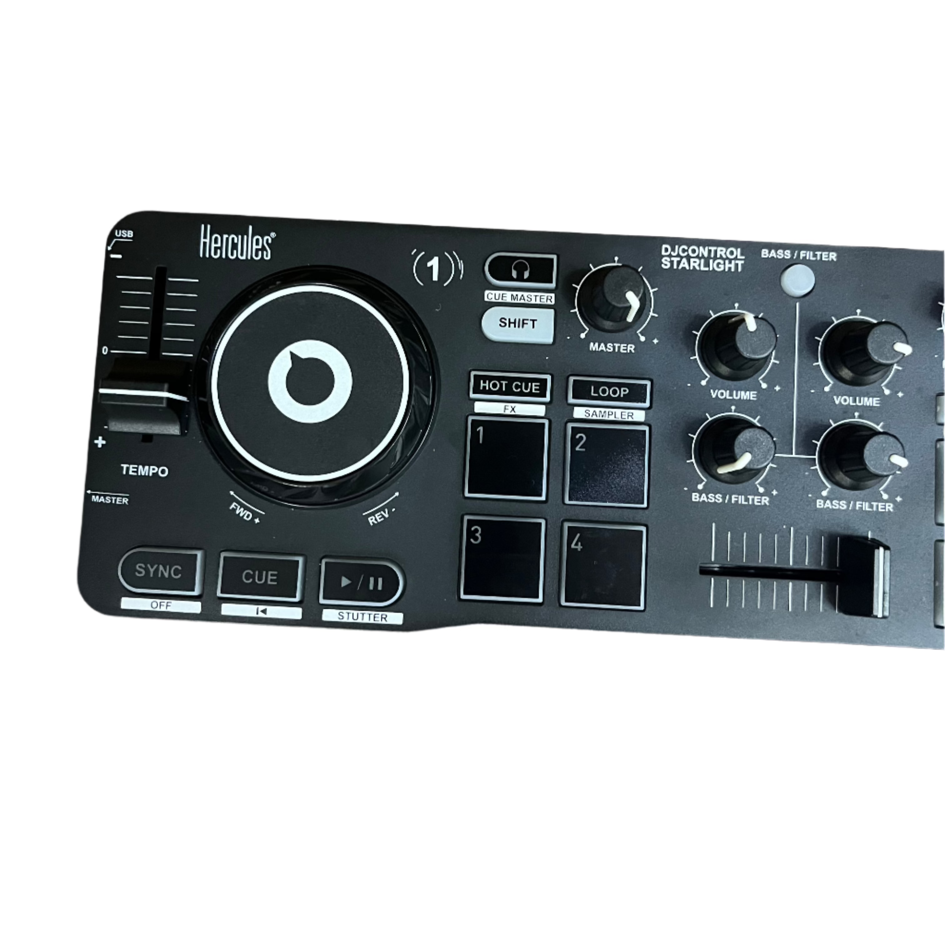 Serato Starlight Professional DJ Mixer with USB & Bluetooth - Complete DJ Controller Kit with Turntables for Live Performances, Clubs & Home DJing