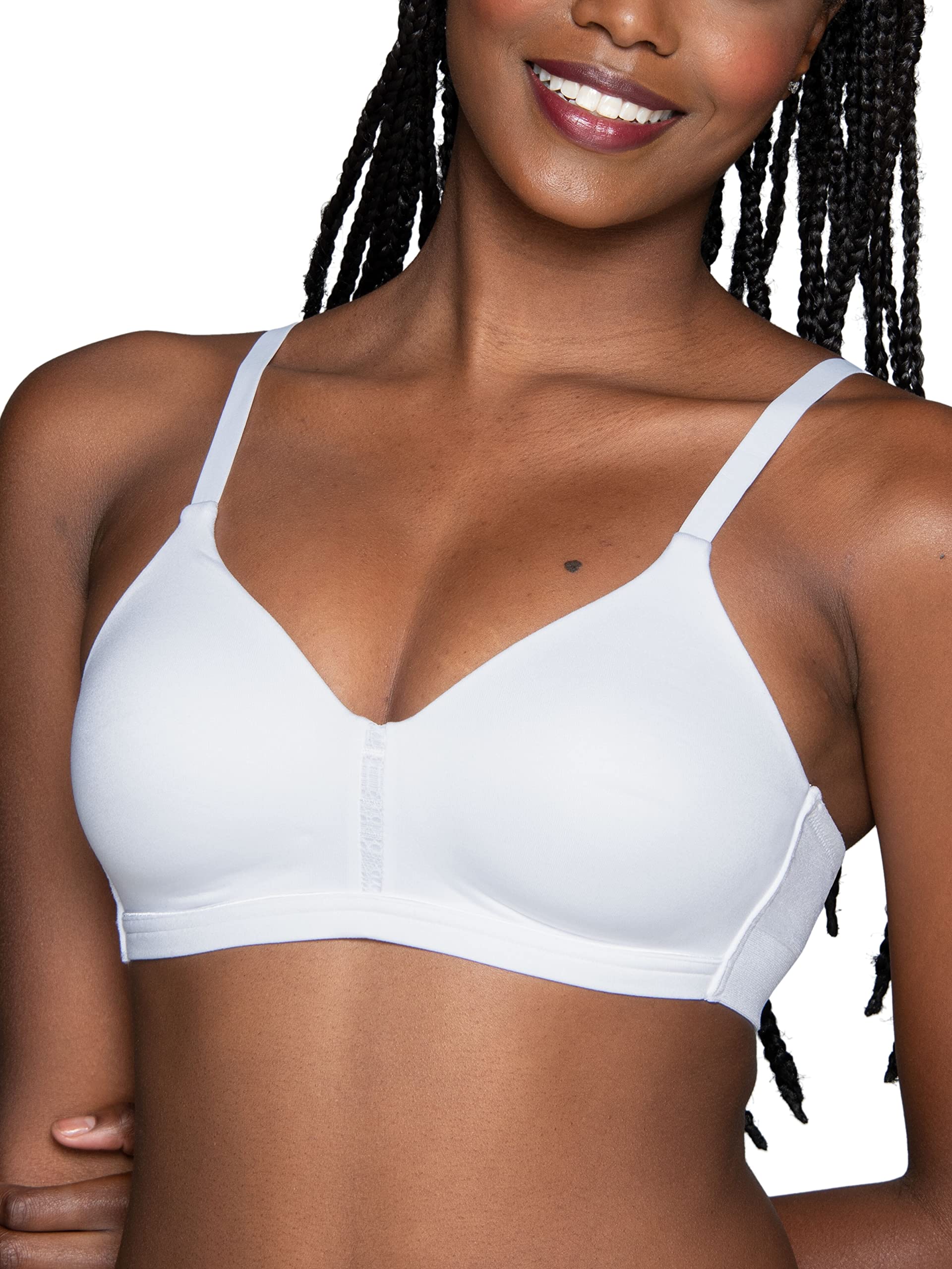 Vanity Fair Women's Beyond Comfort Seamless Back Wireless Bra - Ultra Soft Support for All-Day Wear, Perfect for Workouts, Yoga & Everyday Comfort