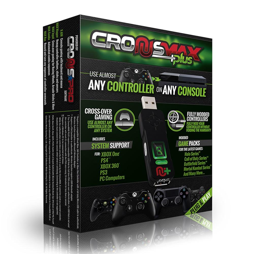 Official Cronus MAX PLUS V3 Controller Mod for PS4, PS3, Xbox One, Xbox 360 & PC - Enhance Gameplay with Rapid Fire & Anti-Recoil for FPS, Sports & Racing Games