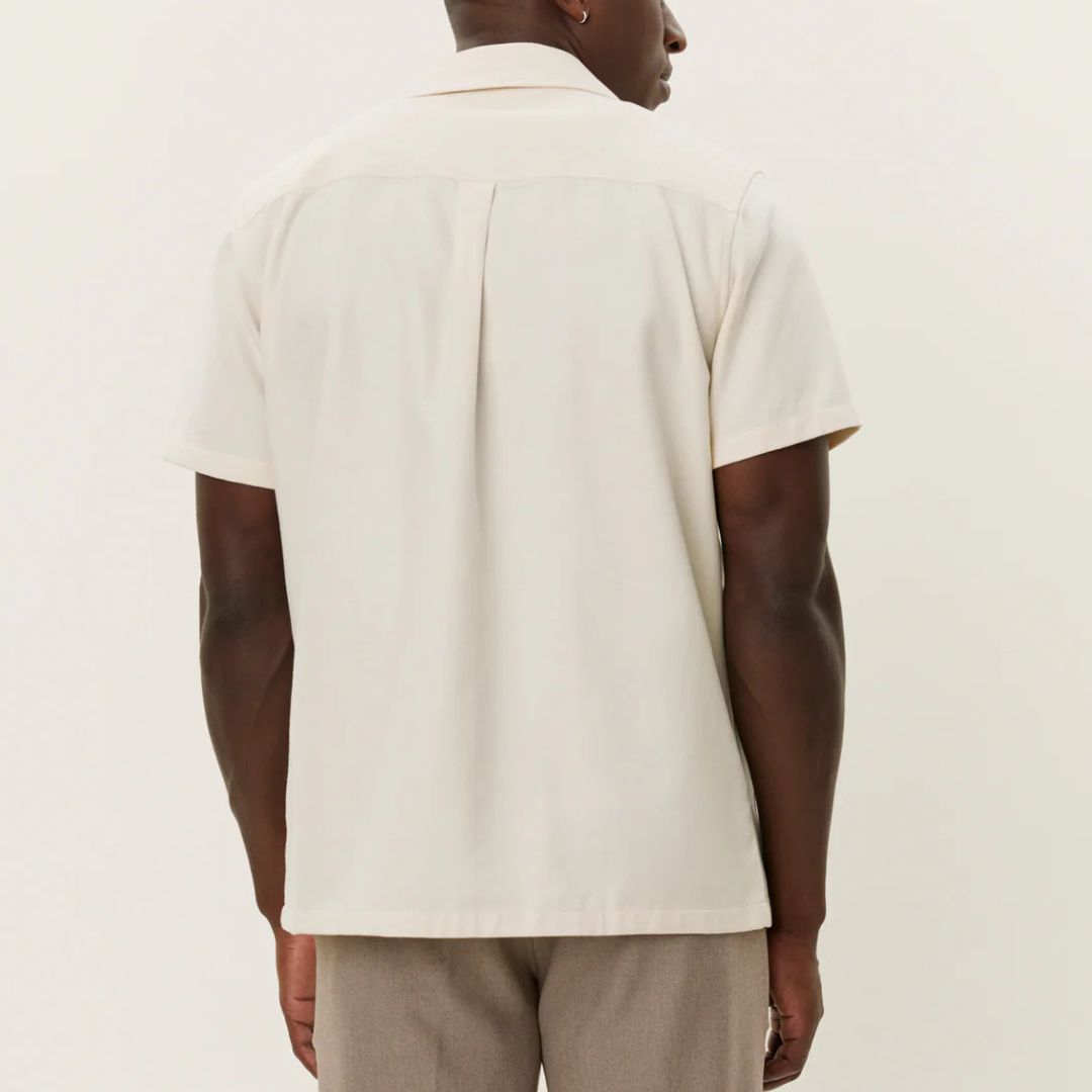 Ivory Kingsley Shirt for Men - Premium Cotton Casual Button Down Shirt - Perfect for Office, Business, and Everyday Wear