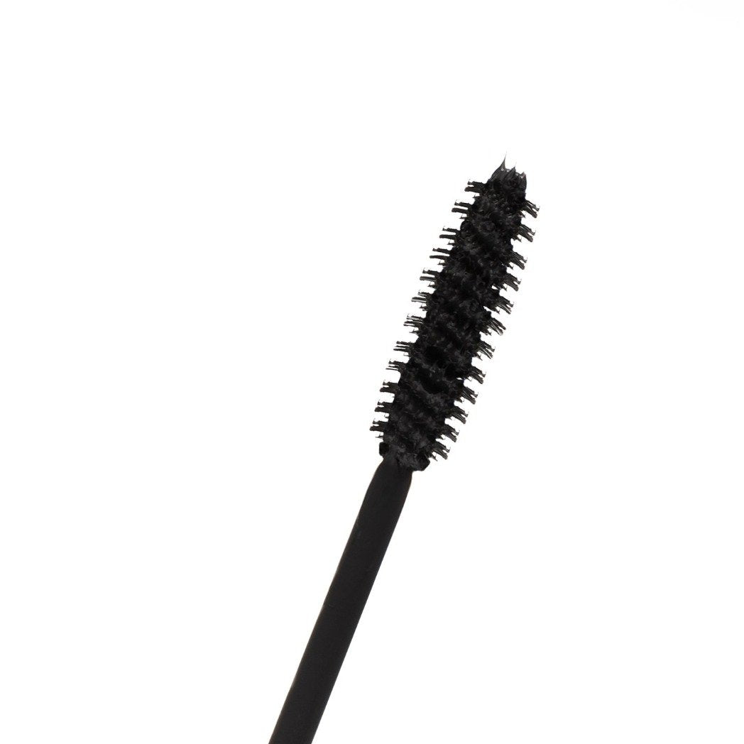Black Serum Mascara in Leather Sleeve - Volumizing & Lengthening for Dramatic Lashes | Perfect for Night Out & Special Occasions