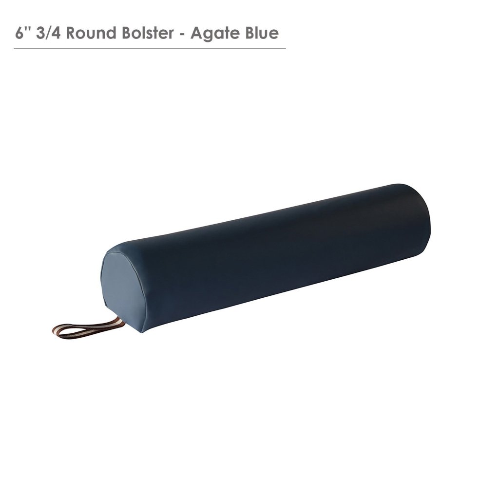 6 Inch 3/4 Round Massage Bolster for Professional Massage Tables - Ideal for Deep Tissue Therapy, Yoga, and Physical Rehabilitation