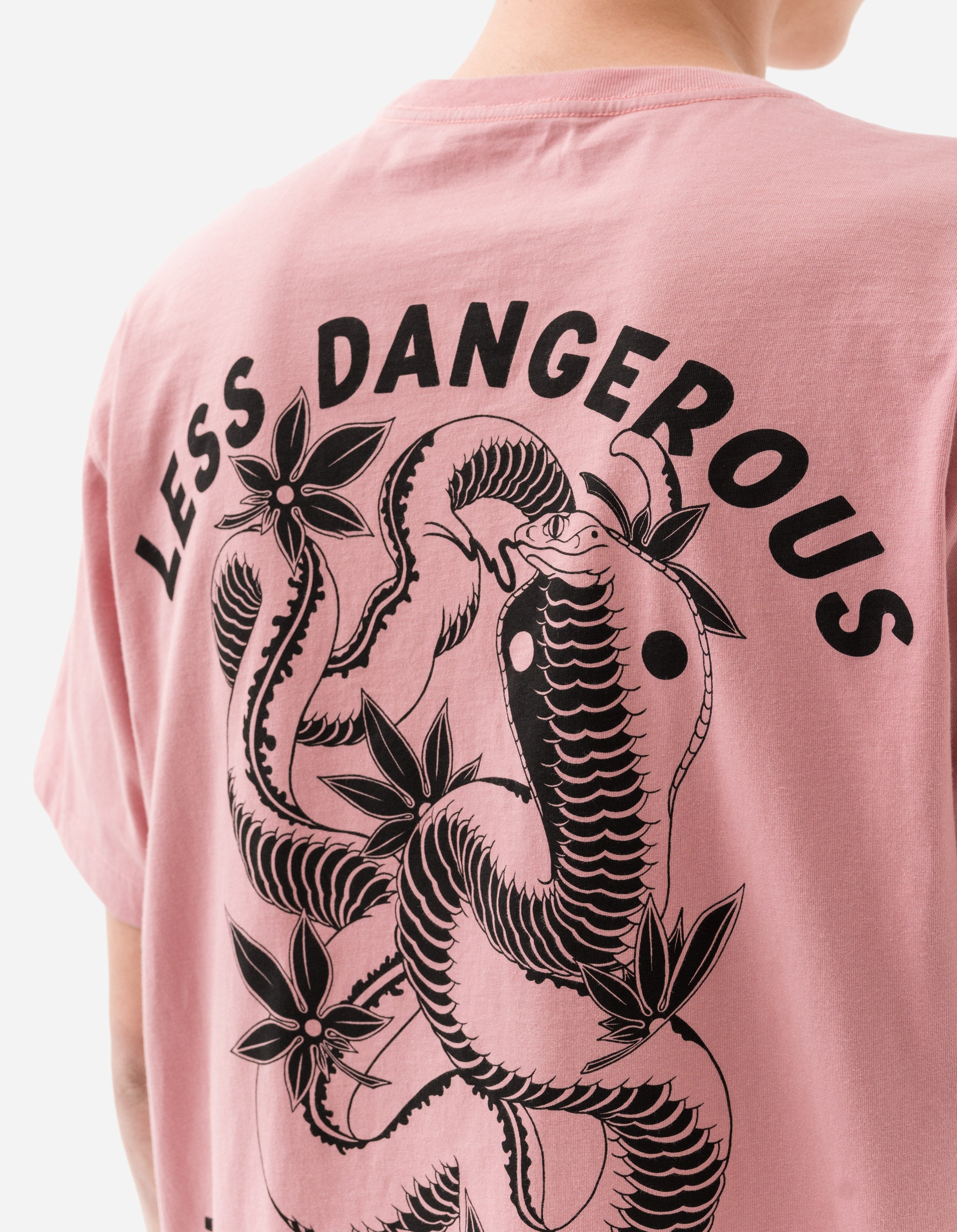 1453 Less Dangerous Pink T-Shirt - Soft Cotton Casual Tee for Women, Men & Unisex - Perfect for Everyday Wear, Street Style & Outfits