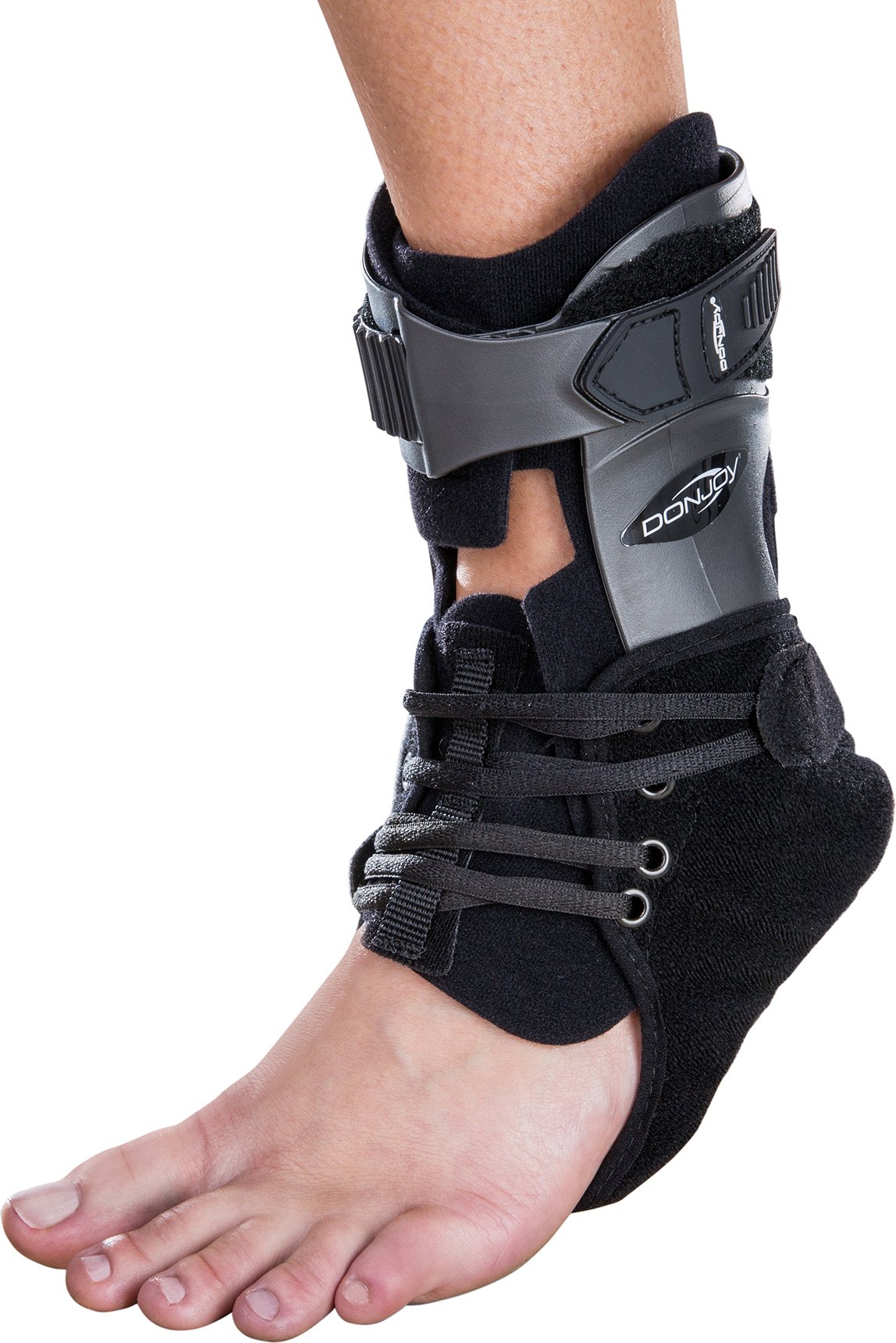 DonJoy Velocity ES (Extra Support) Ankle Brace - Medium Size for Left Foot with Standard Calf Support | Ideal for Sports Injuries, Sprains & Post-Surgery Recovery