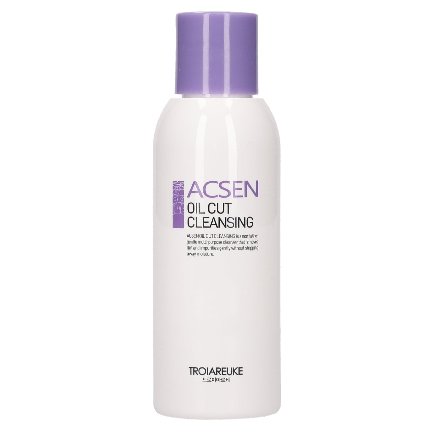 TROIAREUKE ACSEN Oil Cut Cleansing 120ml - All-in-One Facial Cleanser for Oily & Combination Skin | Deep Pore Cleansing, Makeup Removal & Skin Balancing | Daily Skincare Routine