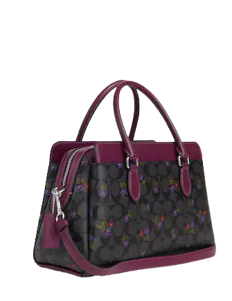 Coach Darcie Carryall Handbag - Signature Canvas with Floral Print, Crossbody Purse for Women, Perfect for Work, Travel & Everyday Use