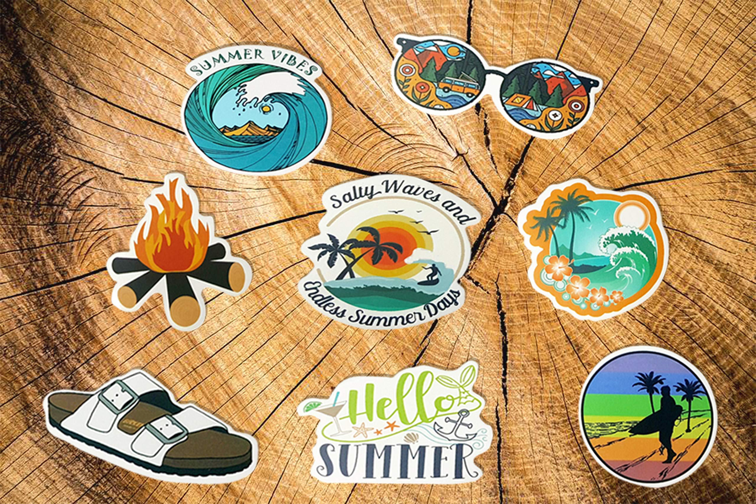 50 Pcs Outdoor Adventure Stickers - Waterproof Vinyl Decals for Hiking, Camping, Travel & Wilderness - Perfect for Car Bumper, Helmet, Luggage, Laptop & Water Bottle | Great for Nature Lovers & Outdoor Enthusiasts | GilbertVillageGoods