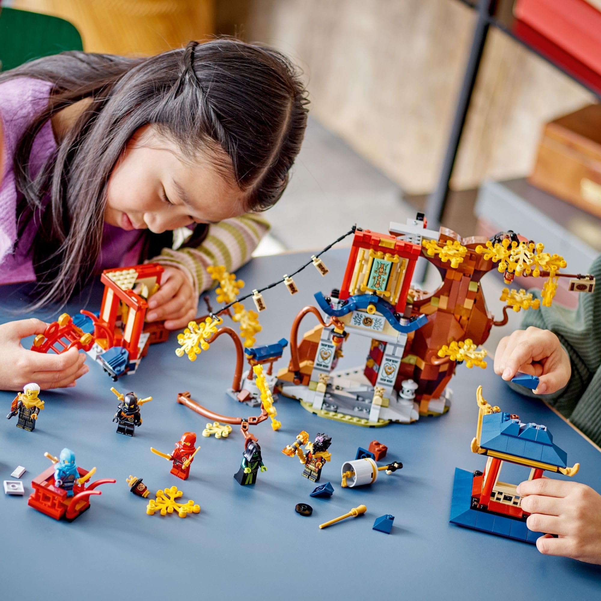 LEGO NINJAGO Temple of The Dragon Energy Cores 71795 Building Set - Ninja Temple Playset with 6 Minifigures (Cole, Kai, Nya) | Creative Construction Toy for Kids Ages 8+ | Perfect Gift for Ninjago Fans | Great for Imaginative Play and Action-Packed Adventures