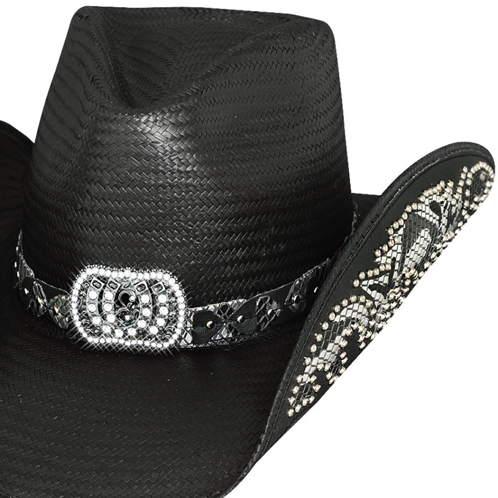 Bullhide Hats 2640 Platinum Collection Cowgirl Fantasy Pecan Cowboy Hat - Western Style Cowboy Hat for Women, Rodeo, Country Music Festivals & Outdoor Adventures