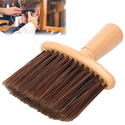 **Soft Nylon Bristles Face & Neck Cleaning Brush – Compact, Practical & Easy to Use for Home & Salon (Brown) | Perfect for Skincare & Makeup Removal**