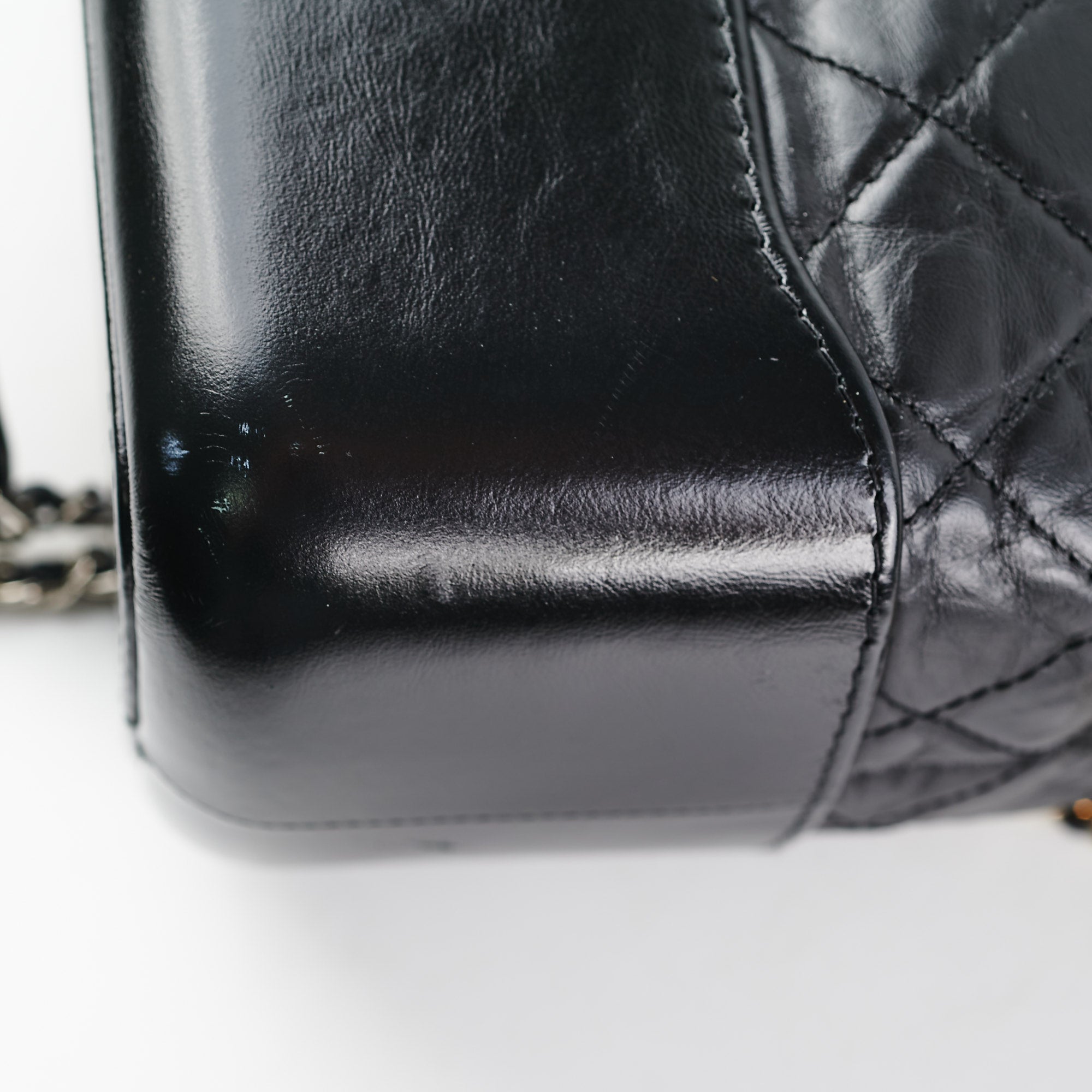 Chanel Gabrielle Black Leather Top Handle Bag - Luxury Designer Handbag for Women, Perfect for Work, Evening & Special Occasions