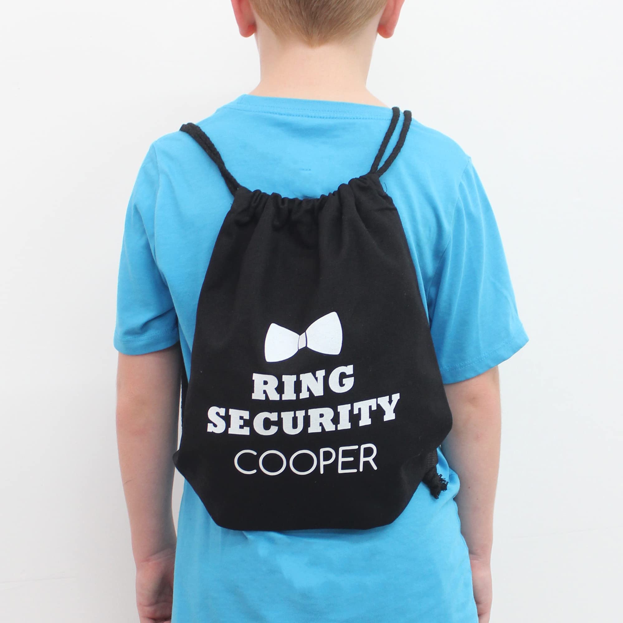 Personalized Ring Bearer Backpack - Engraved Ring Security Bag for Wedding Proposal - Perfect Ring Bearer Gift for Boys & Girls - Ideal for Weddings, Proposals & Special Occasions