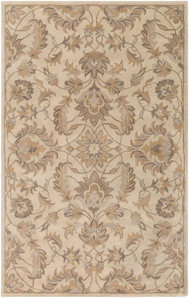 Surya Caesar Home Decor Area Rug 12x15 Feet - Soft Khaki Bohemian Rug for Living Room, Bedroom, Dining Room - Non-Slip Comfortable Floor Mat for Home Decor