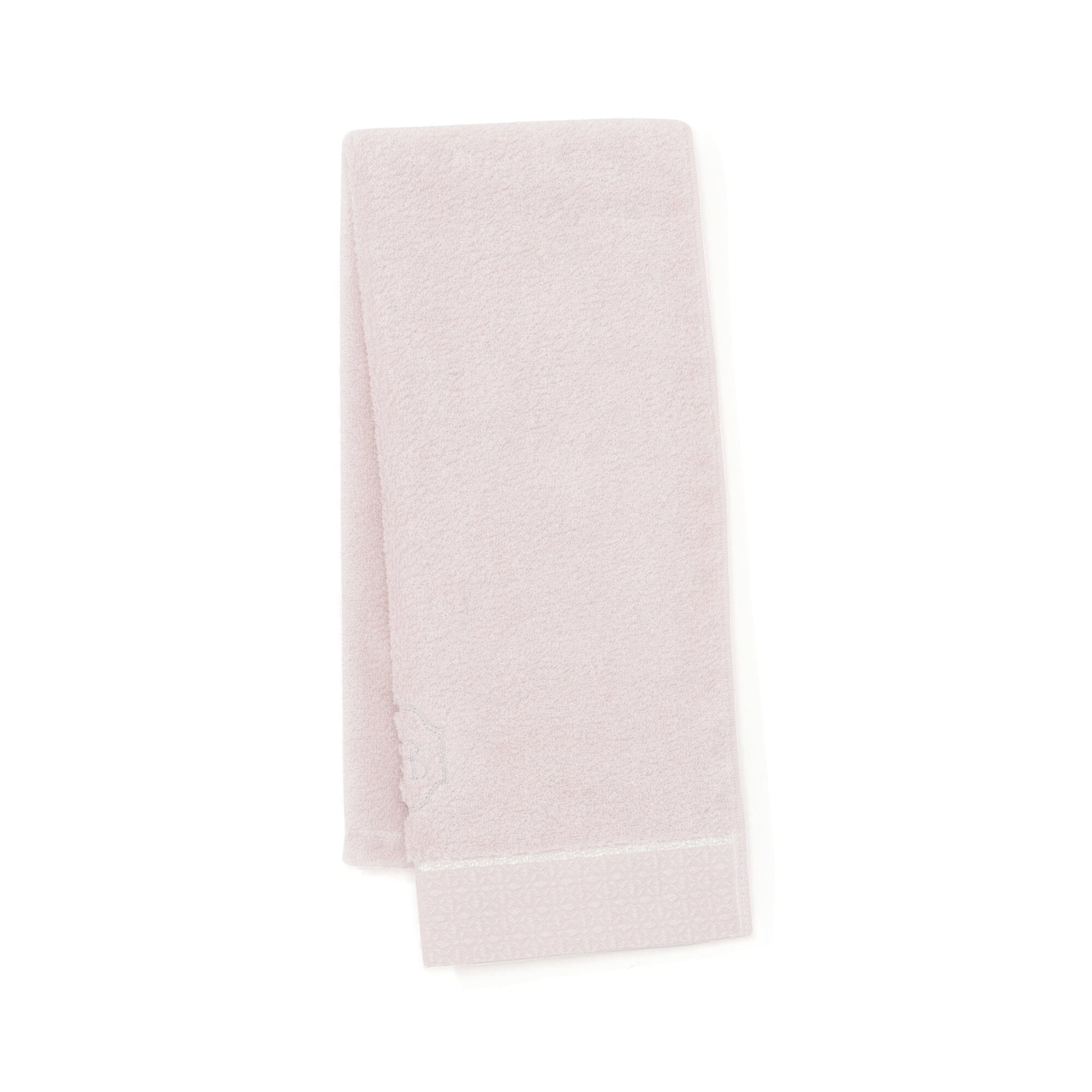 Embroidered Soft Face Towel - Premium Pink Bath Towel for Gentle Skincare & Makeup Removal - Perfect for Spa, Gym, Travel & Daily Beauty Routine