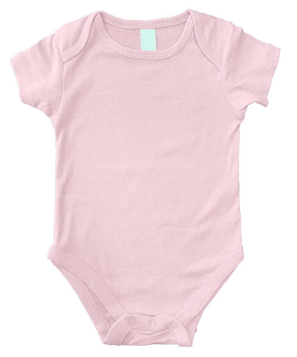 Custom Printed Baby Short Sleeve Bodysuits - Ultra Soft 100% Cotton Onesies for Boys & Girls - Perfect for Playdates, Photo Shoots & Everyday Wear