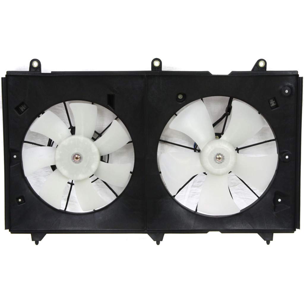 Honda Accord Sedan A/C Radiator Fan Assembly 2003-2007 | Compatible with Models HO3115121, 19015RAAA01, 19030RAAA01, 38616RAAA01, 620690 | Perfect for Cooling System Repair & Summer Driving