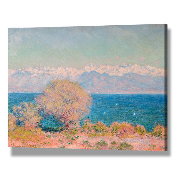 Claude Monet Waterloo Bridge Sunlight in the Fog Painting - Impressionist Wall Art Decor for Living Room, Bedroom & Office - Ready to Hang Canvas Print
