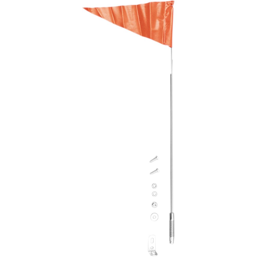 SNO STUFF Orange Flag Kit for Telemark Skiing - Safety & Visibility on Slopes