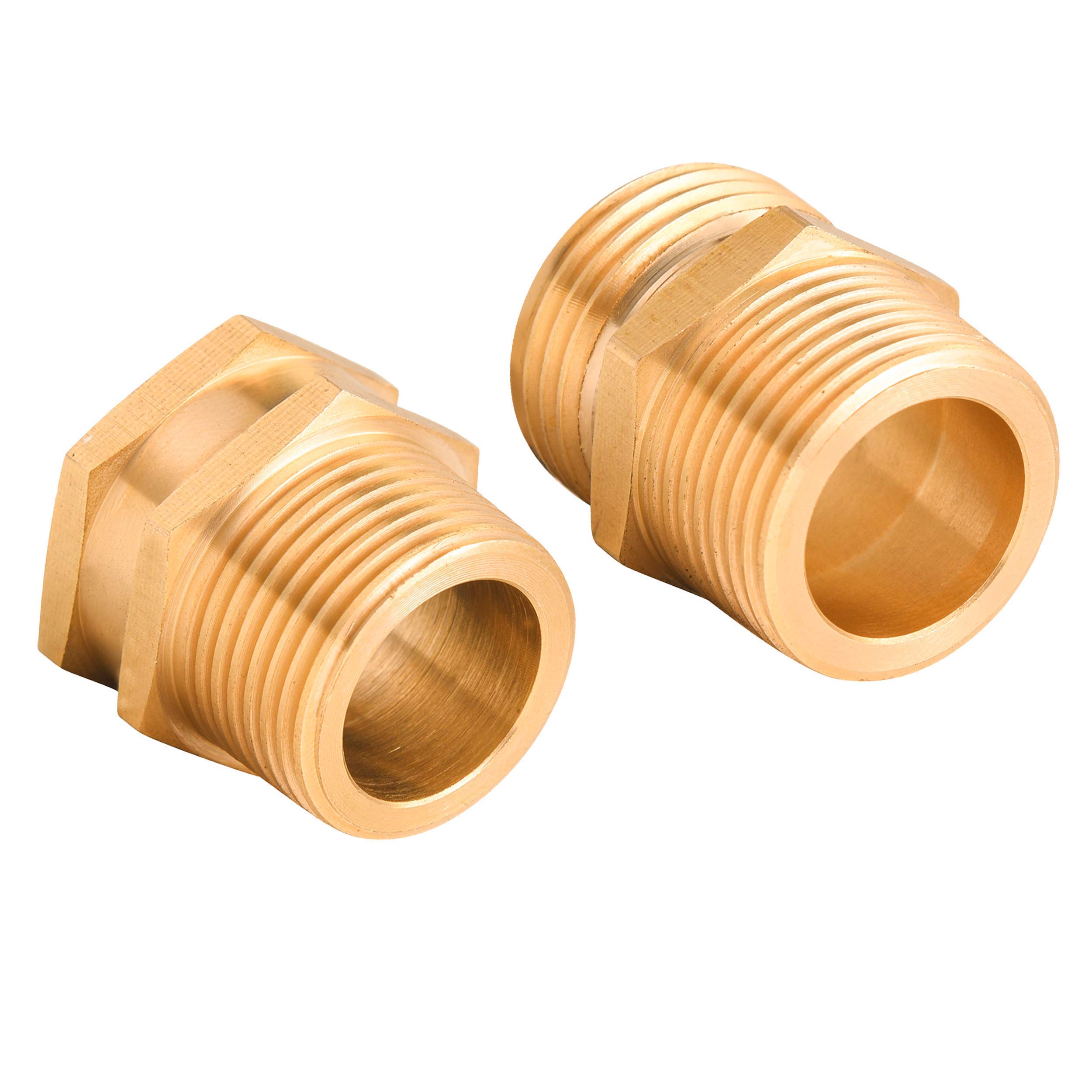 M MINGLE 3/4 Inch Garden Hose Female End Cap & Adapter Set with 20 Extra Washers - Perfect for Outdoor Watering, Sprinkler Systems & DIY Plumbing Projects