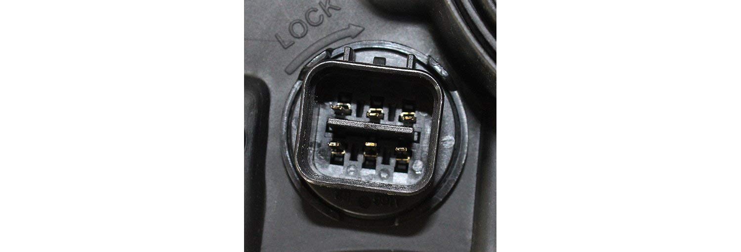 **2007-2010 Hyundai Elantra Halogen Headlight Assembly - Driver & Passenger Side with Bulbs, Sedan (Replaces #921022H051, 921012H051) - Perfect for Night Driving & Enhanced Visibility**